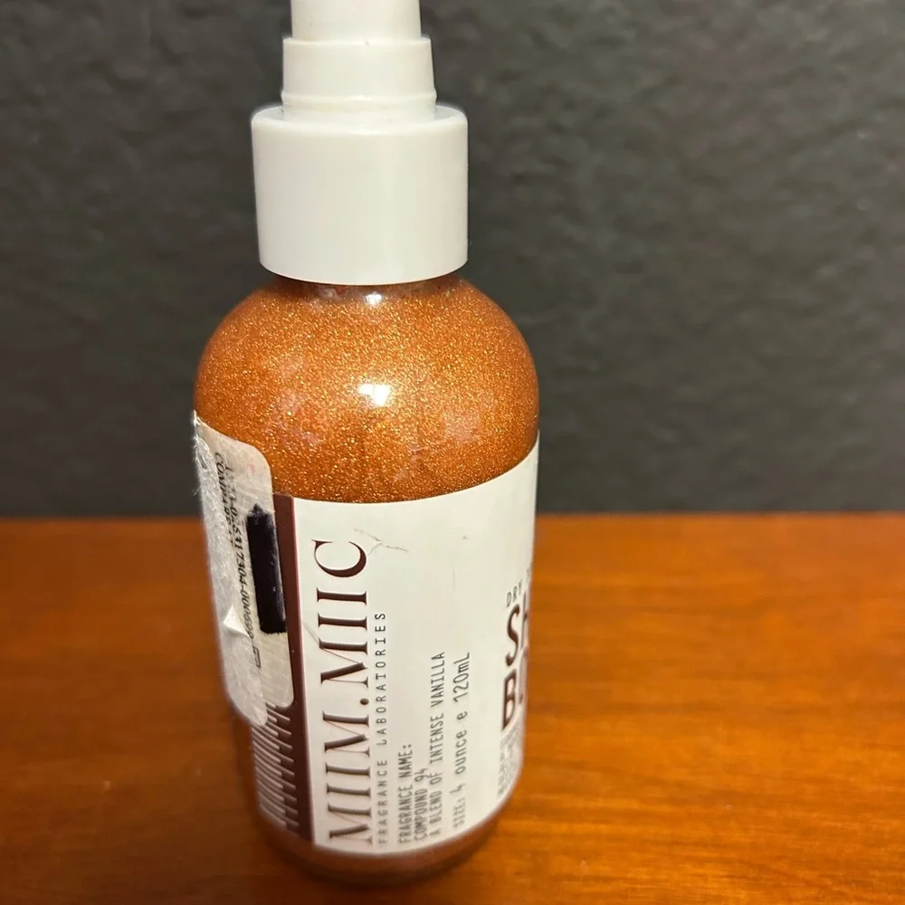 MIIM.MIIC dry touch 94 Shimmering‎ Body Oil Intense Vanilla 4oz New